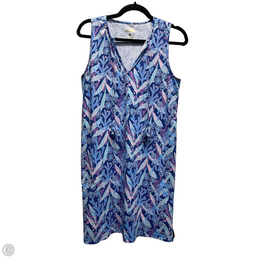 Dress Designer By Lilly Pulitzer In Blue & Purple, Size: S