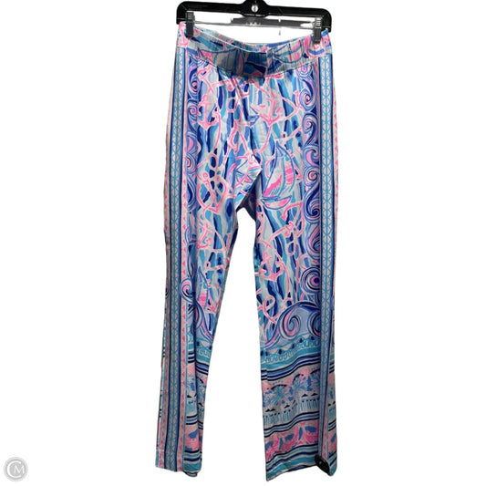 Pants Designer By Lilly Pulitzer In Blue & Pink, Size: S