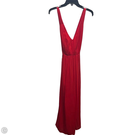 Dress Designer By Vera Wang In Red, Size: 4