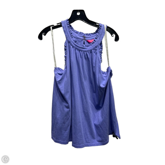 Top Sleeveless Designer By Lilly Pulitzer In Purple, Size: M