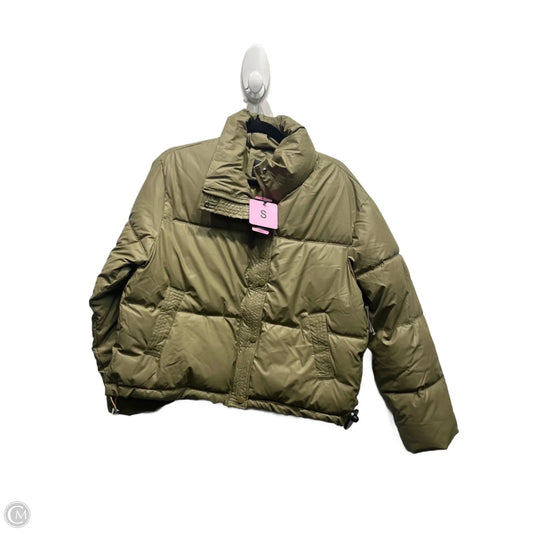 Jacket Puffer & Quilted By Express In Green, Size: S