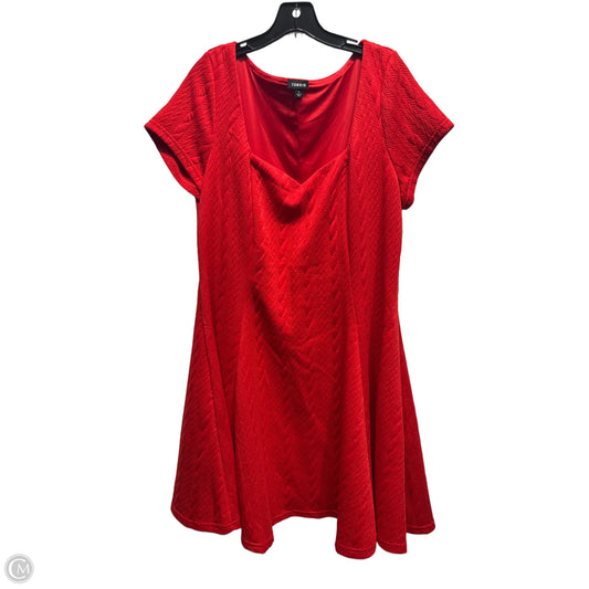 Dress Party Short By Torrid In Red, Size: Xl
