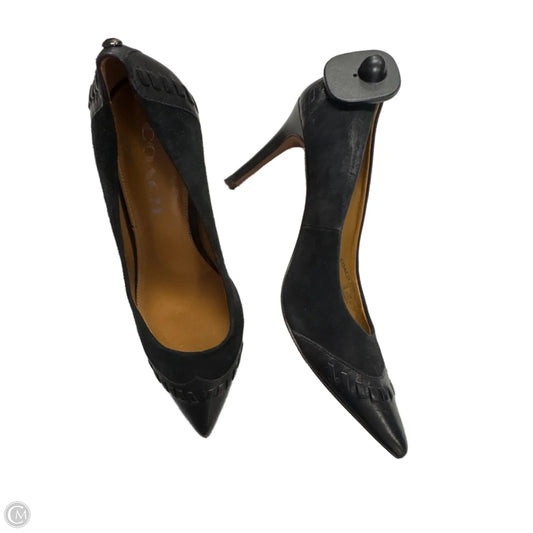 Shoes Designer By Coach In Black, Size: 7