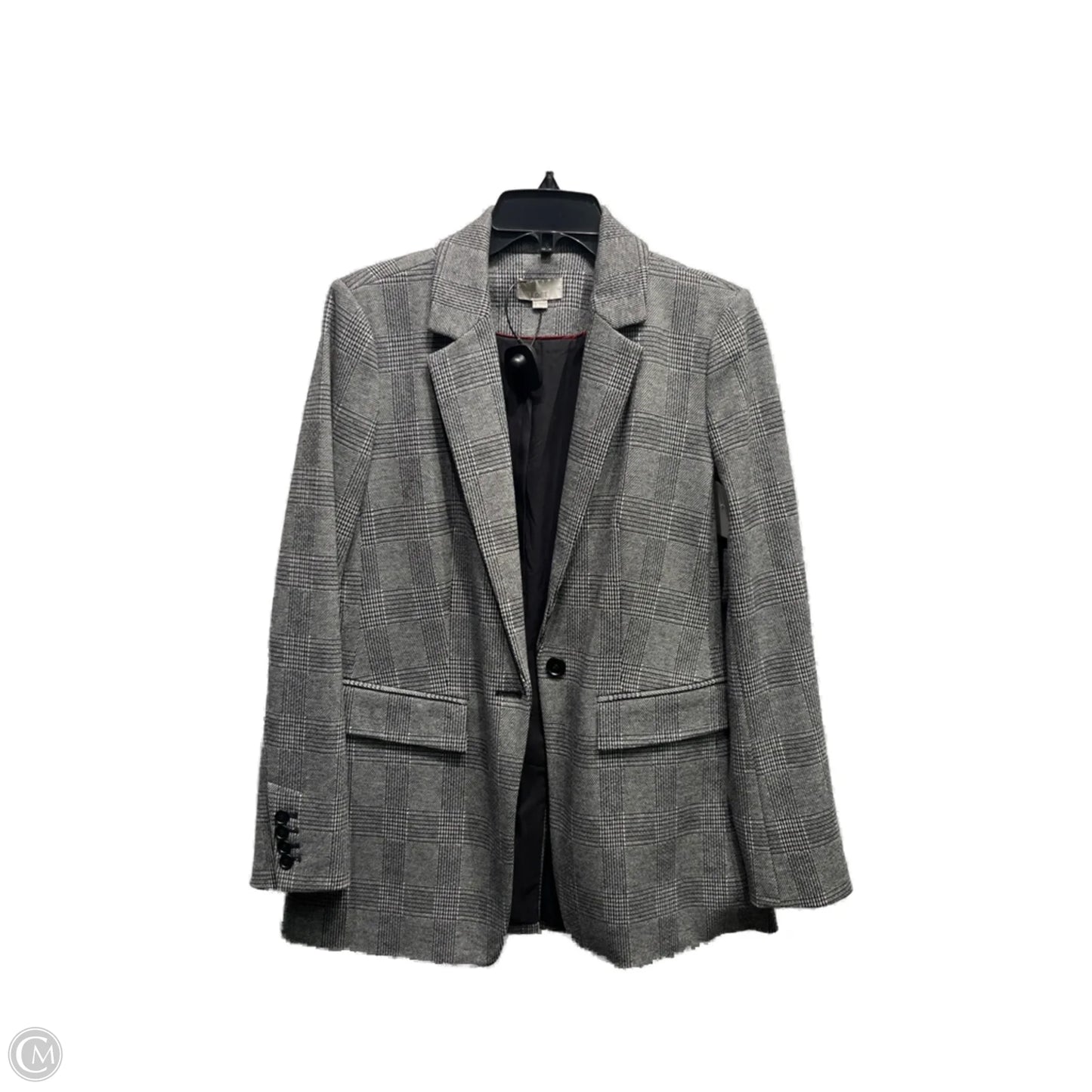 Blazer By Loft In Black & White, Size: 6