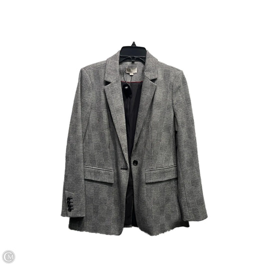 Blazer By Loft In Black & White, Size: 6