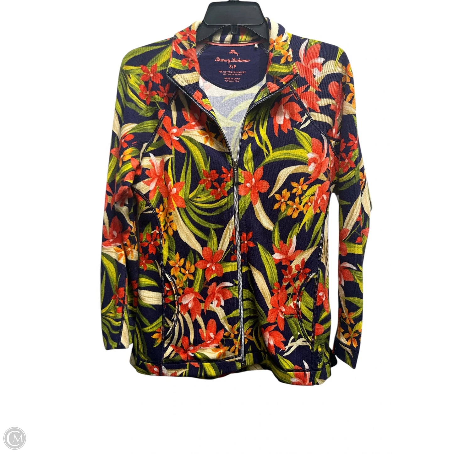 Jacket Other By Tommy Bahama In Blue & Orange, Size: S
