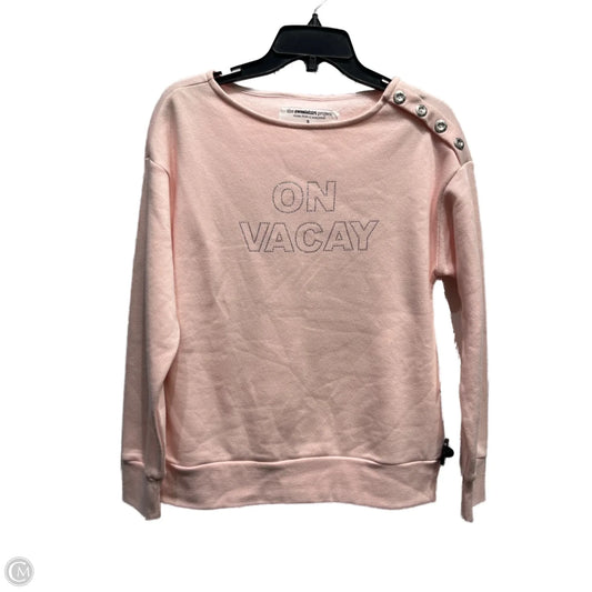 Sweatshirt Crewneck By THE SWEATSHIRT PROJECT In Pink, Size: S