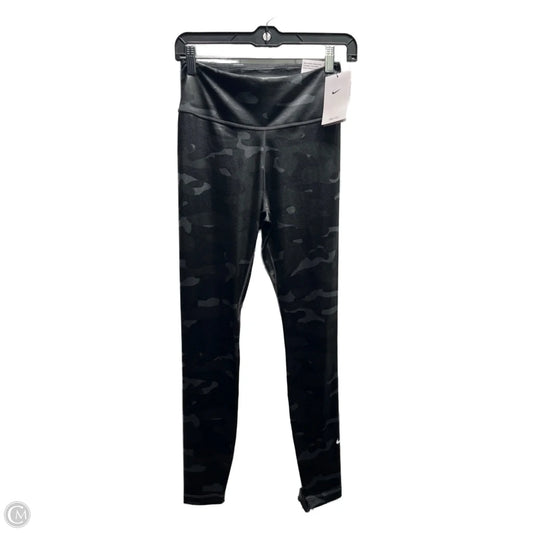 Athletic Leggings By Nike Apparel In Grey, Size: S