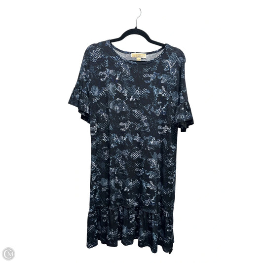 Dress Casual Short By Michael By Michael Kors In Black & Blue, Size: M