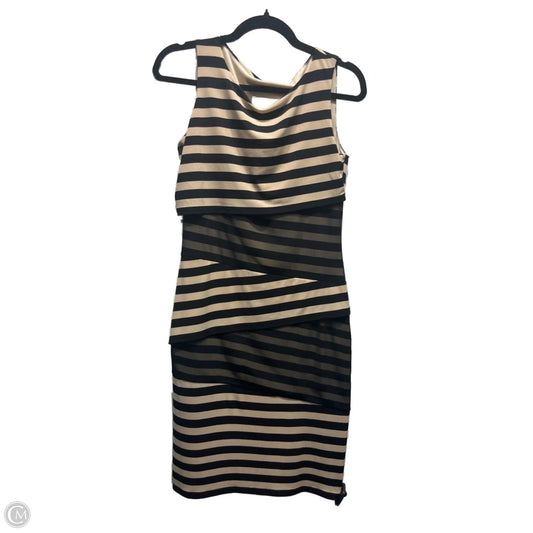 Dress Work By Joseph Ribkoff In Black & Tan, Size: 4
