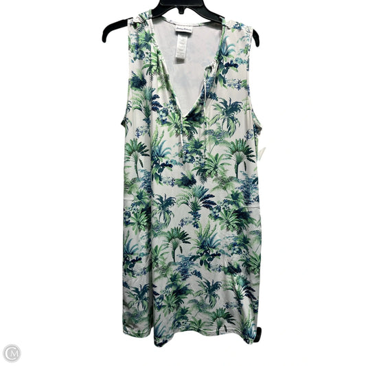 Dress Casual Short By Tommy Bahama In Blue & Green, Size: Xl