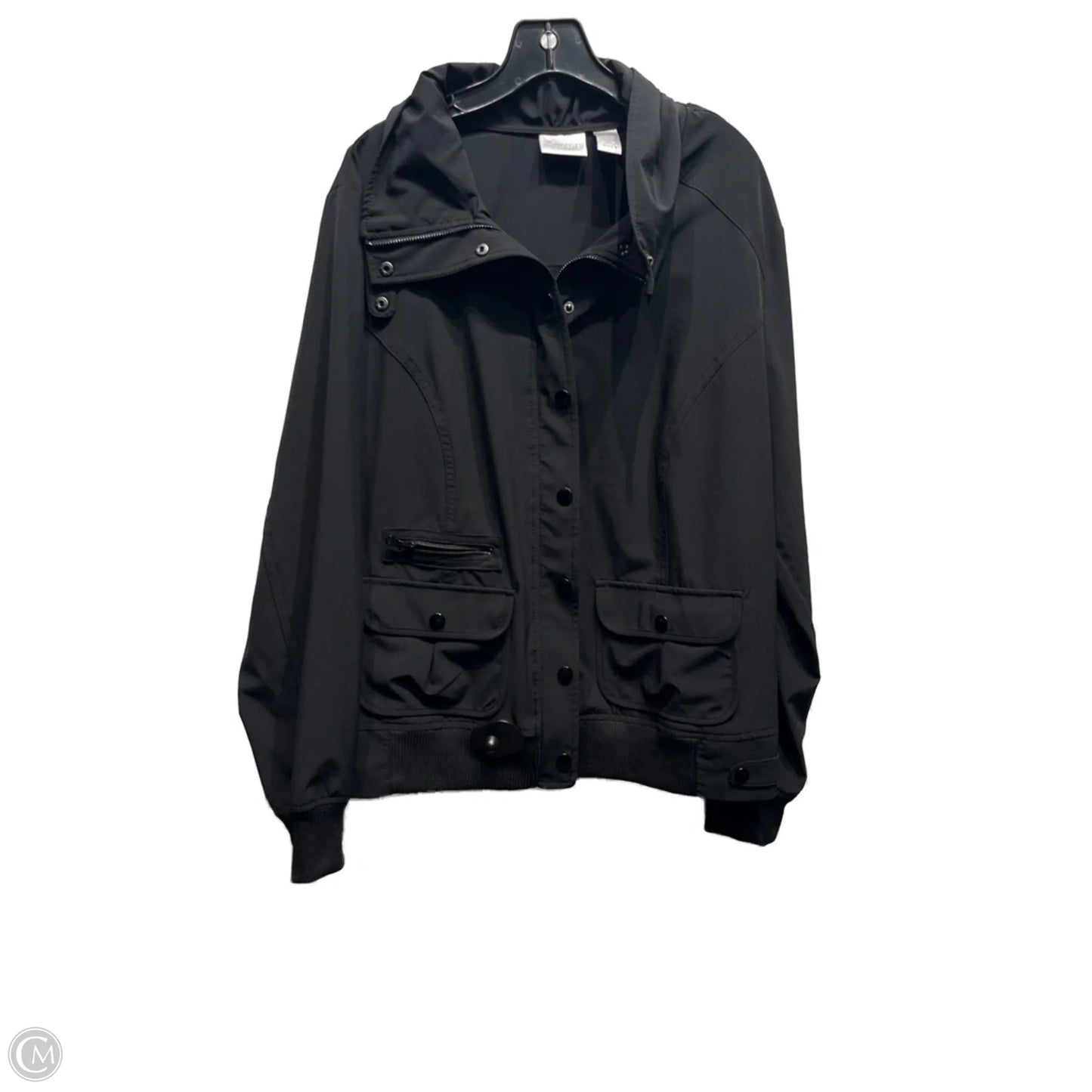Jacket Other By Zenergy By Chicos In Black, Size: 2