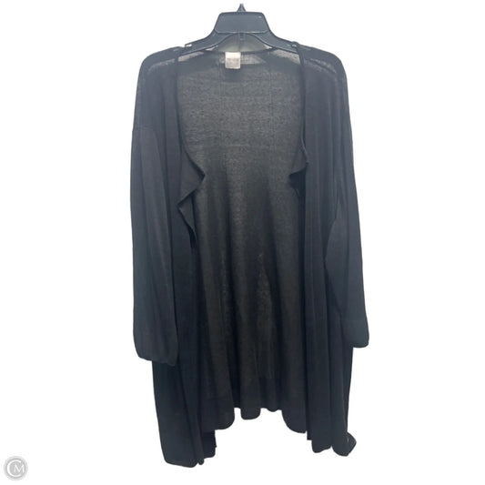 Cardigan By Nic + Zoe In Black, Size: 1x