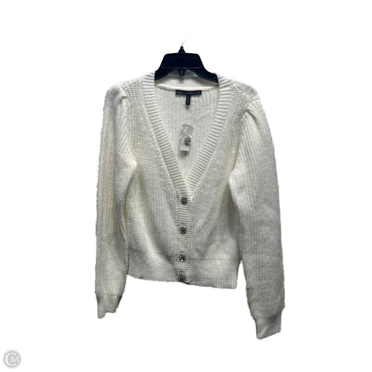 Sweater Cardigan By White House Black Market In White, Size: L