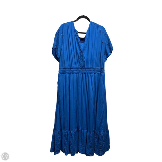 Dress Casual Maxi By Torrid In Blue, Size: 3x