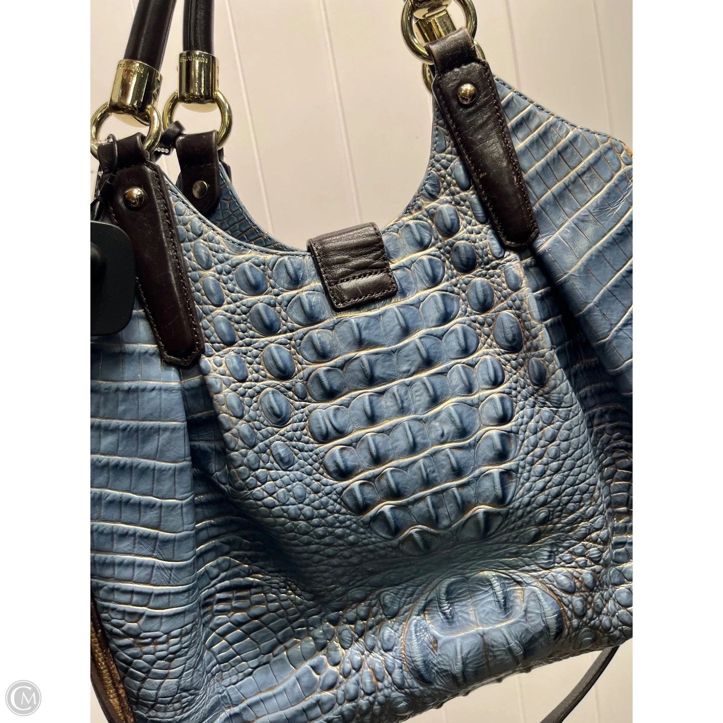 Handbag Designer By Brahmin, Size: Large