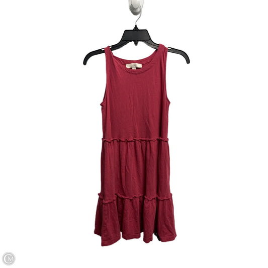 Dress Casual Short By Loft In Red, Size: S