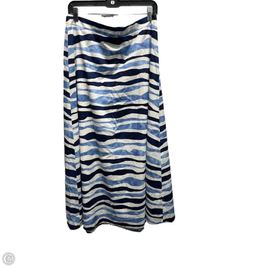 Skirt Maxi By Cece In Blue & White, Size: M