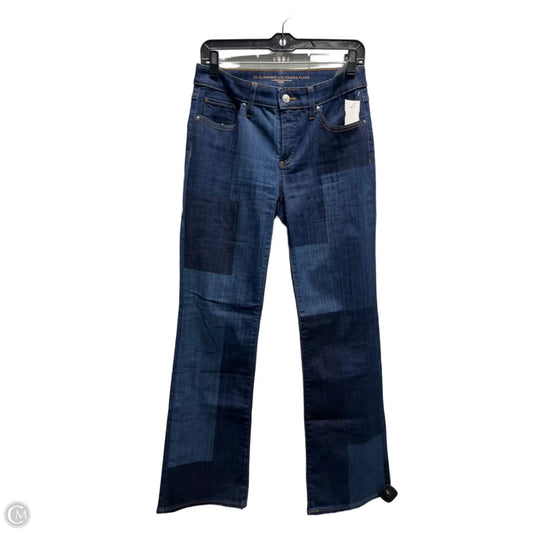 Jeans Flared By Chicos In Blue Denim, Size: Xs