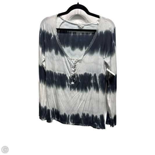 Top Long Sleeve By Pol In Grey, Size: M