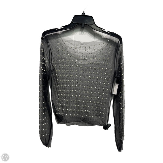 Top Long Sleeve By Clothes Mentor In Black & White, Size: S