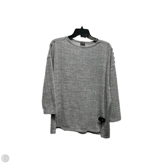 Top Long Sleeve By Clara Sun Woo In Grey, Size: S