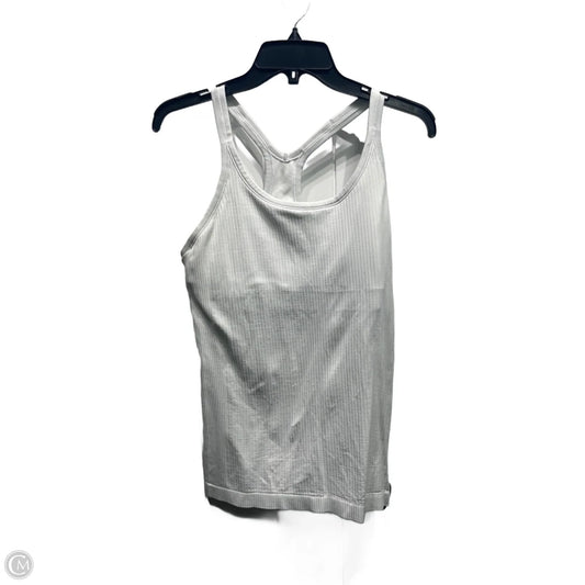 Athletic Tank Top By Lululemon In White, Size: 10