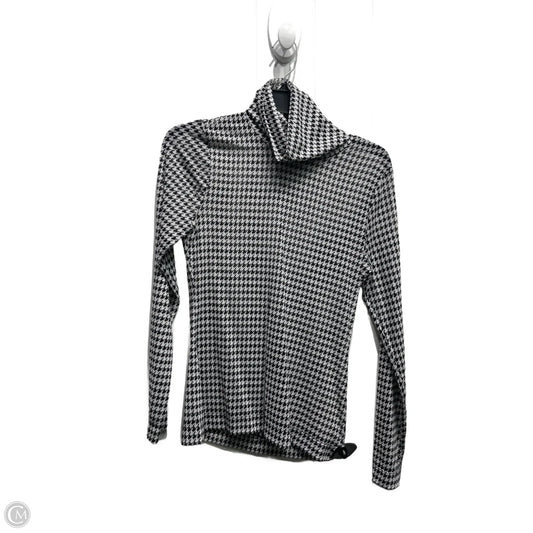Top Long Sleeve By White House Black Market In Black & White, Size: Xs