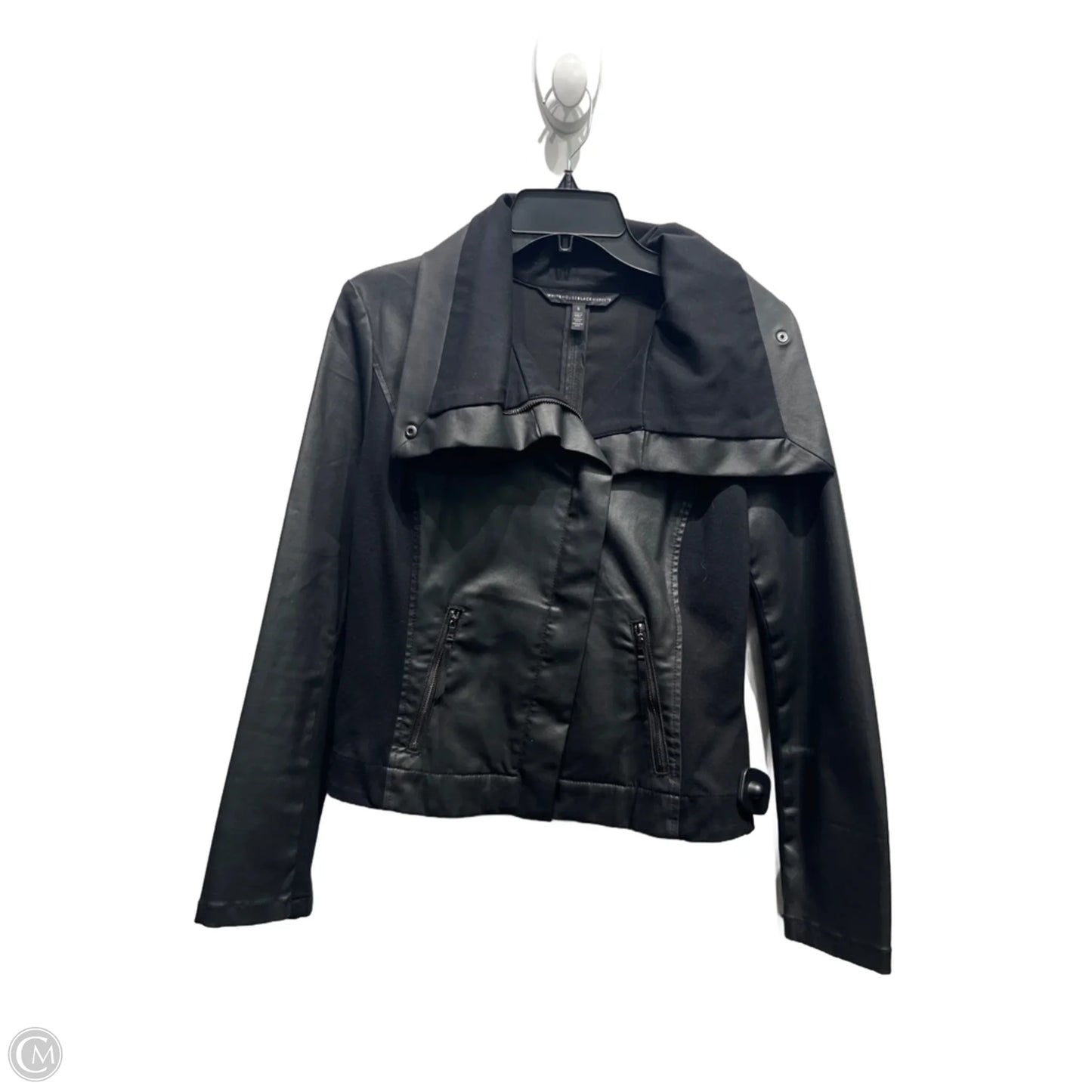 Jacket Moto By White House Black Market In Black, Size: S