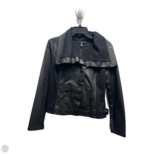 Jacket Moto By White House Black Market In Black, Size: S