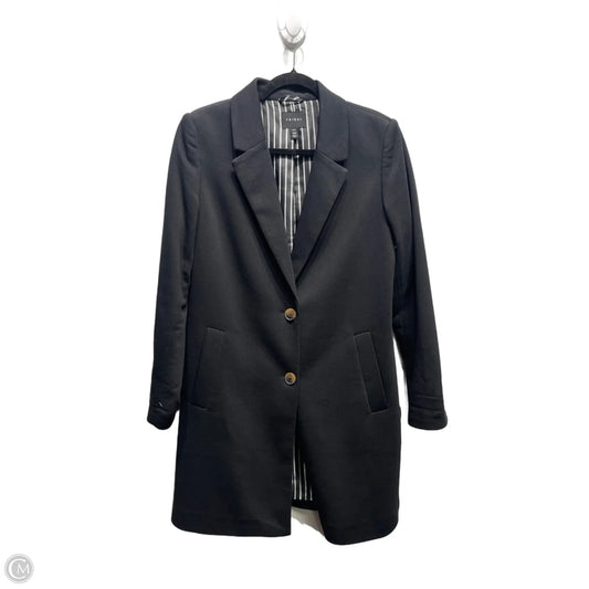 Coat Peacoat By Tribal In Black, Size: M
