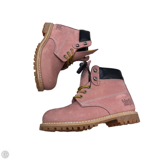 Boots Combat By Clothes Mentor In Pink, Size: 11
