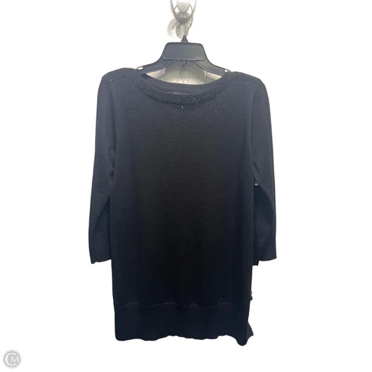 Sweater By Cable And Gauge In Black, Size: L