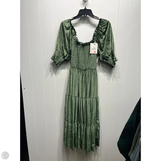 Dress Casual Midi By Clothes Mentor In Green, Size: Xl