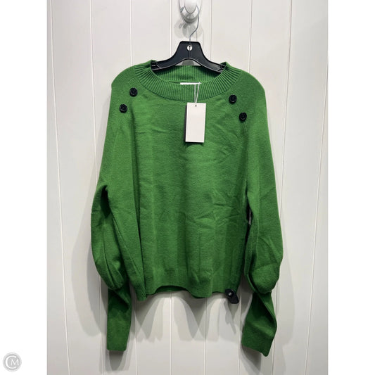 Sweater By Clothes Mentor In Green, Size: 1x