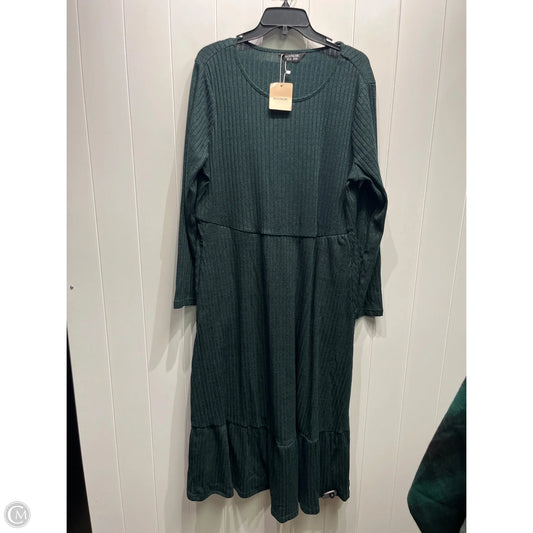 Dress Casual Midi By Bloomchic In Green, Size: 14