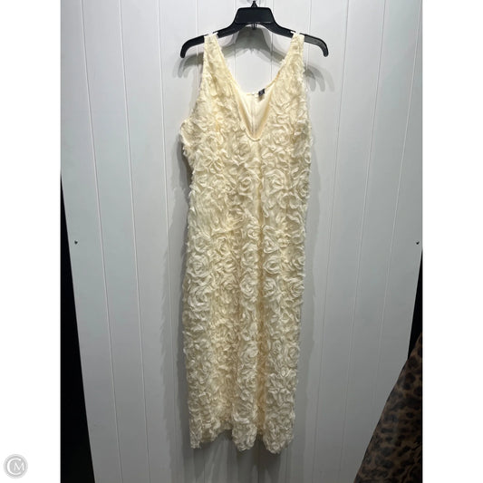 Dress Casual Maxi By AVELORIA In Cream, Size: 2x