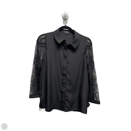 Top Long Sleeve By Ted Baker In Black, Size: Xs
