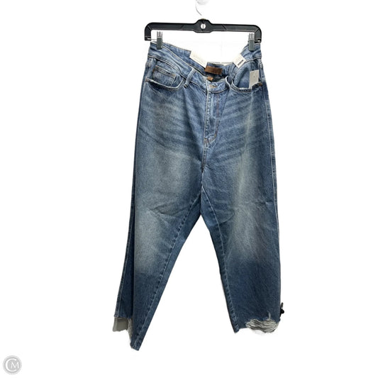 Jeans Wide Leg By Judy Blue In Blue Denim, Size: 14