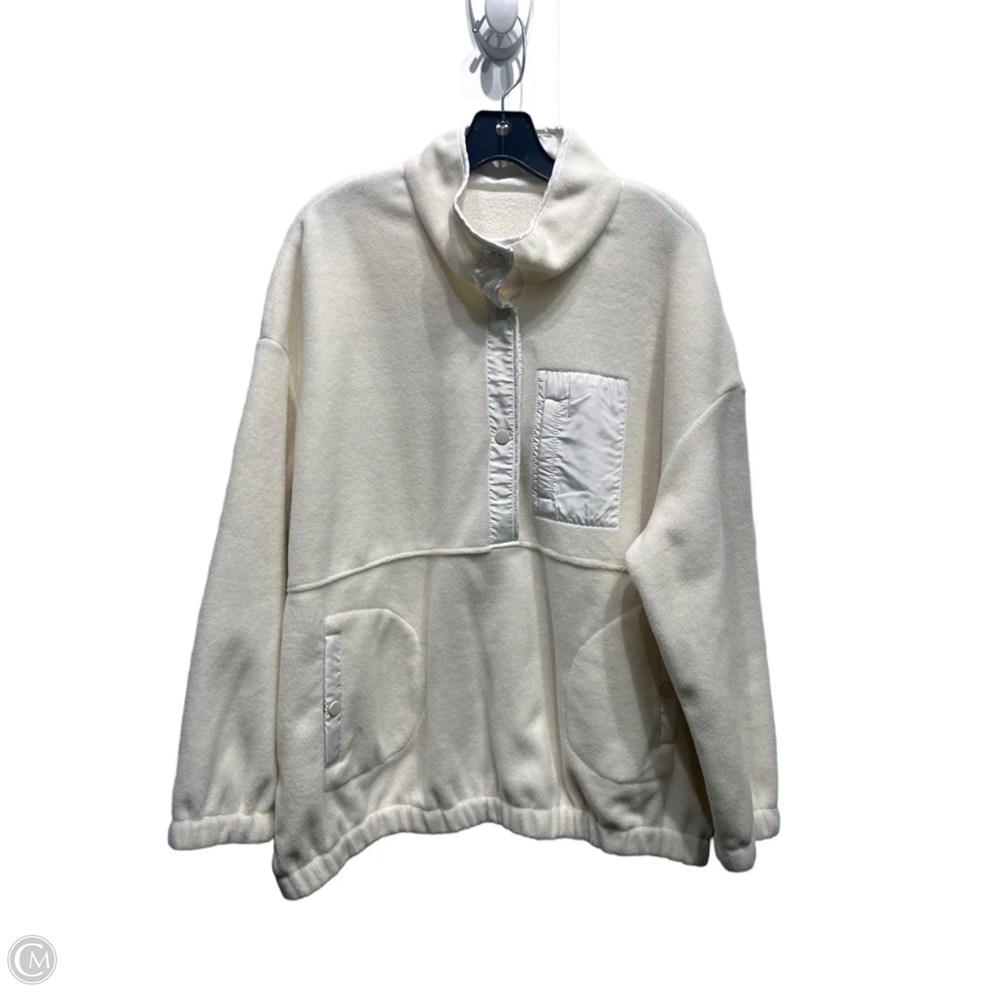 Sweater By Clothes Mentor In Cream, Size: 1x