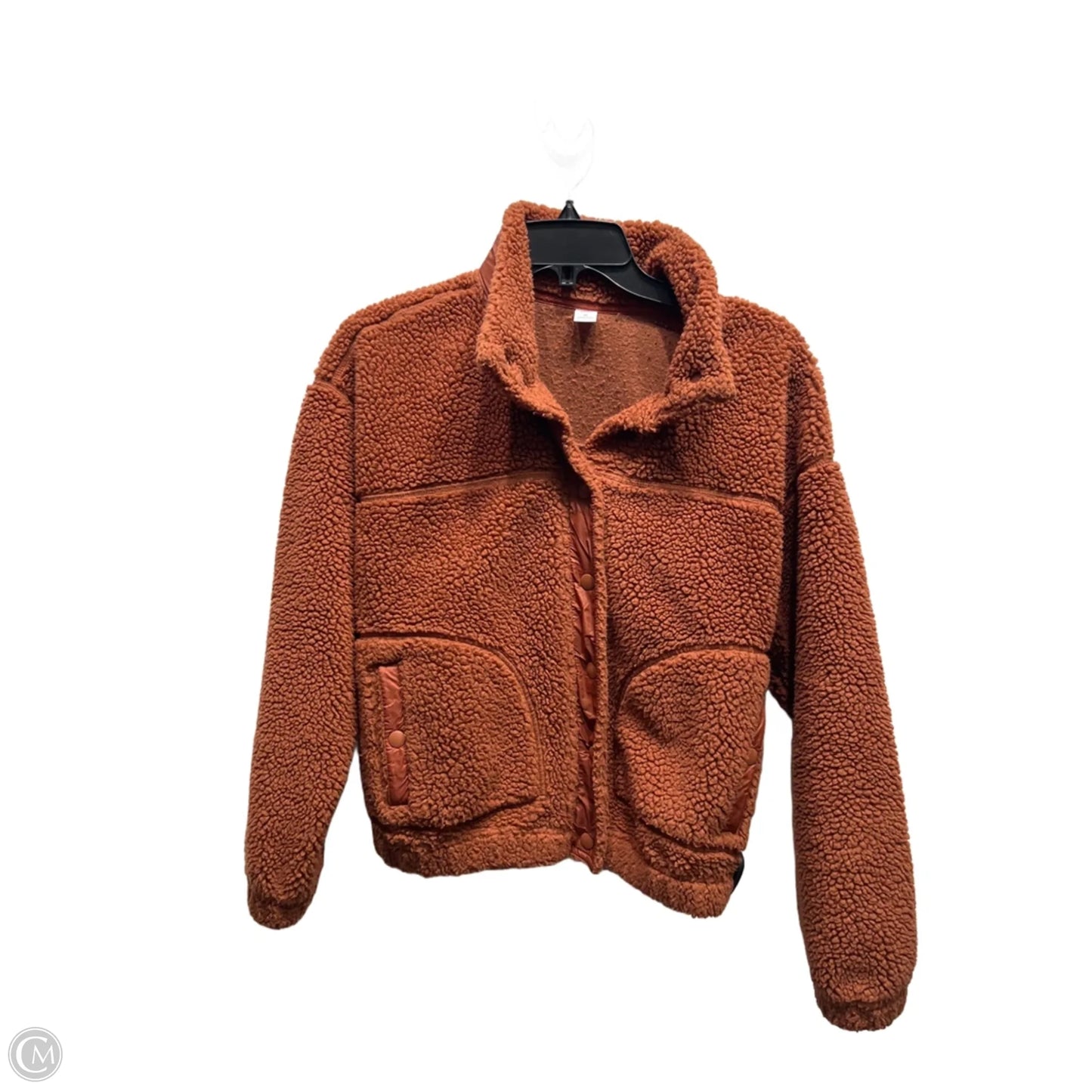Jacket Fleece By Old Navy In Brown, Size: Xs