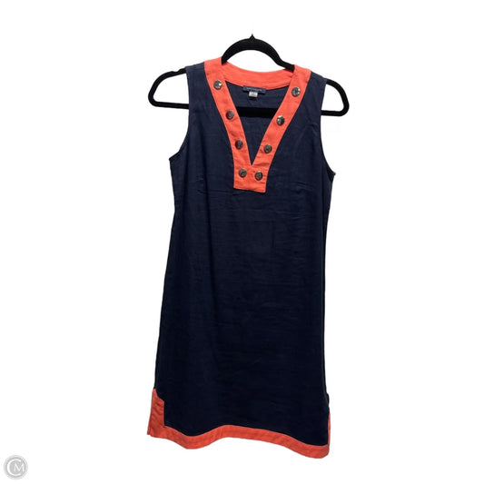 Dress Casual Short By Tommy Hilfiger In Blue & Orange, Size: 2