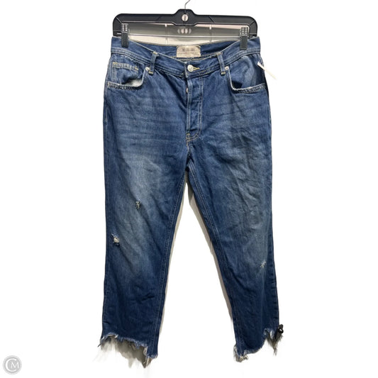 Jeans Cropped By We The Free In Blue Denim, Size: 4