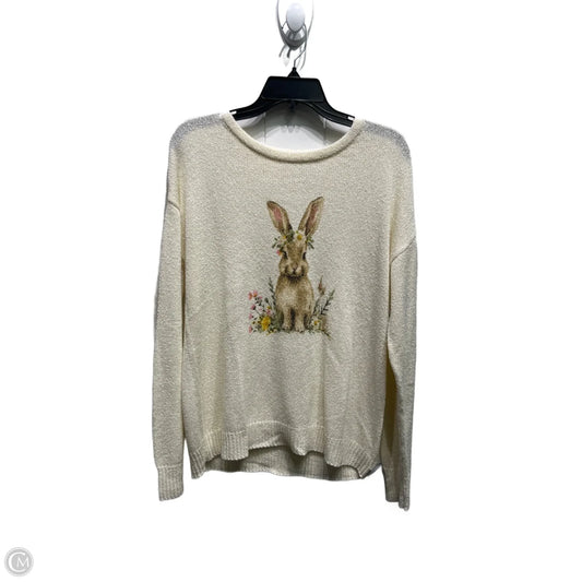 Sweater By mia & tess In Cream, Size: M