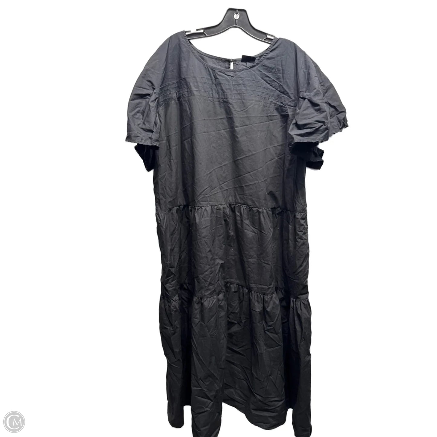 Dress Casual Midi By Who What Wear In Black, Size: 4x