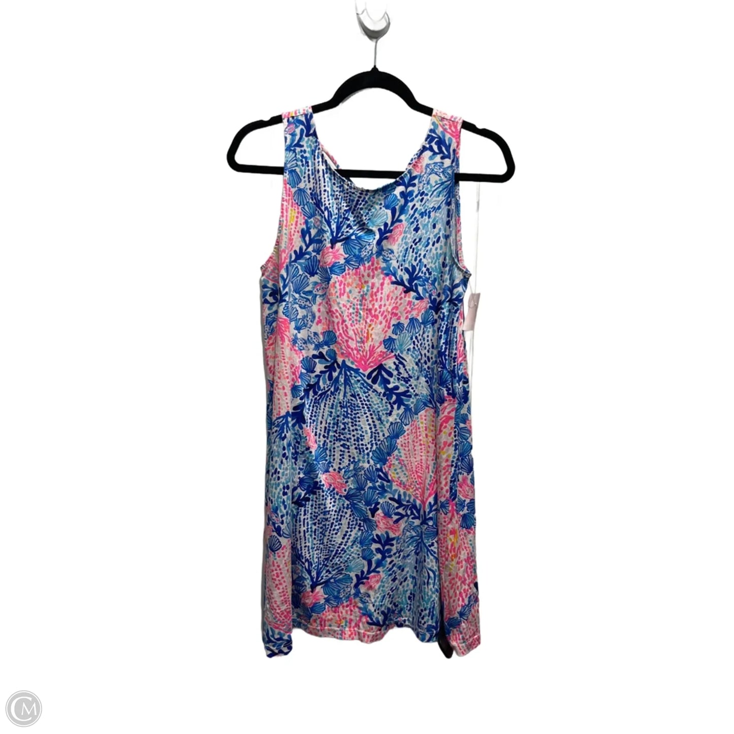 Dress Designer By Lilly Pulitzer In Blue & Pink, Size: M
