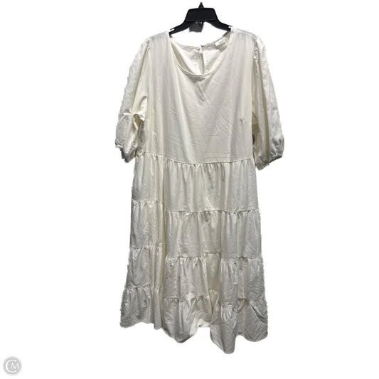 Dress Casual Maxi By City Chic In White, Size: Xl