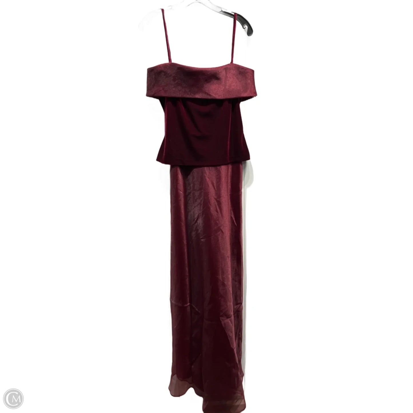 Dress Party Long By Clothes Mentor In Red, Size: 10