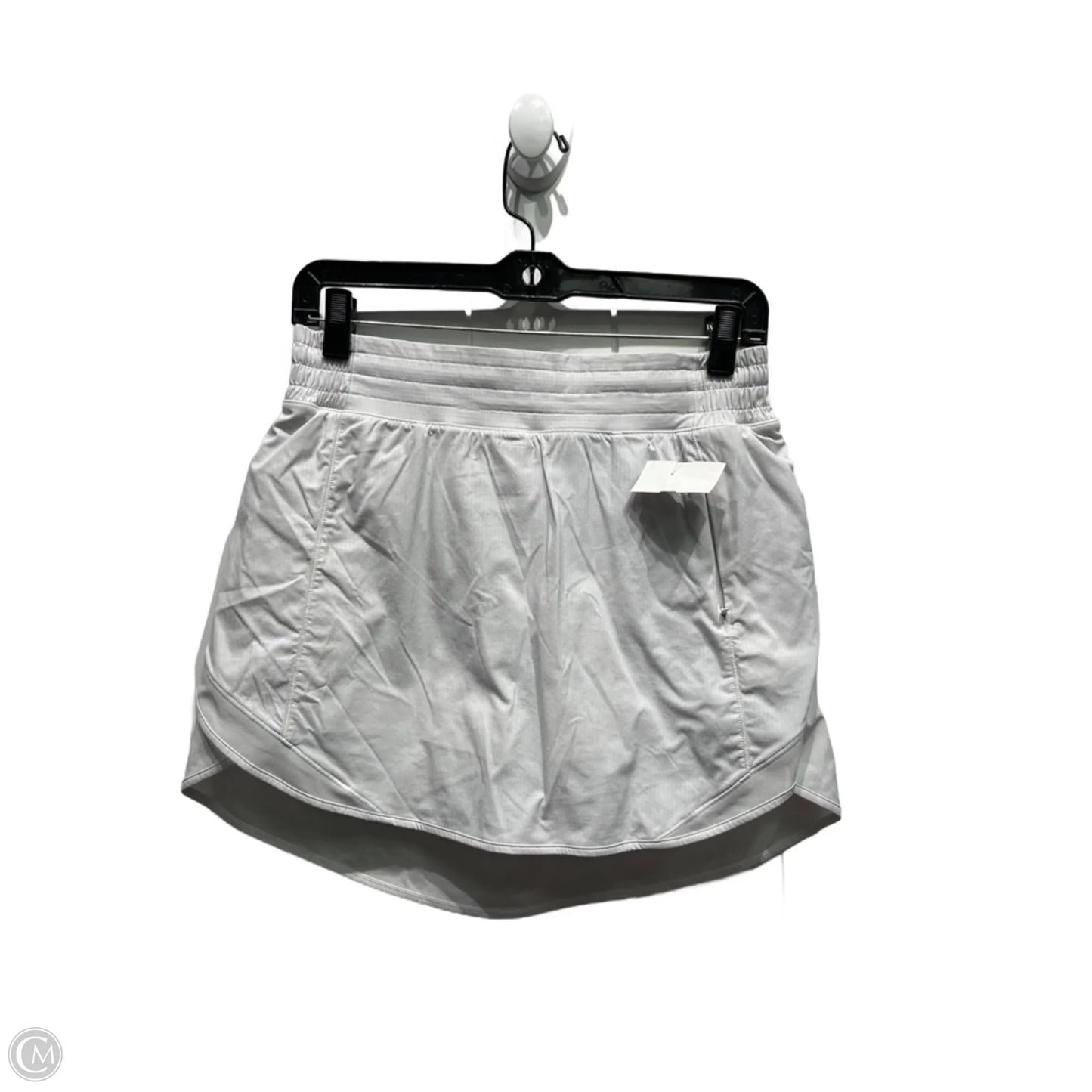 Athletic Shorts By Lululemon In White, Size: 8