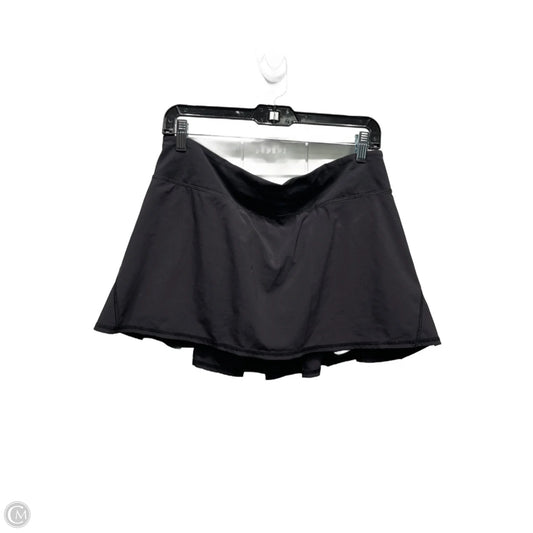 Athletic Skort By Lululemon In Black, Size: 8
